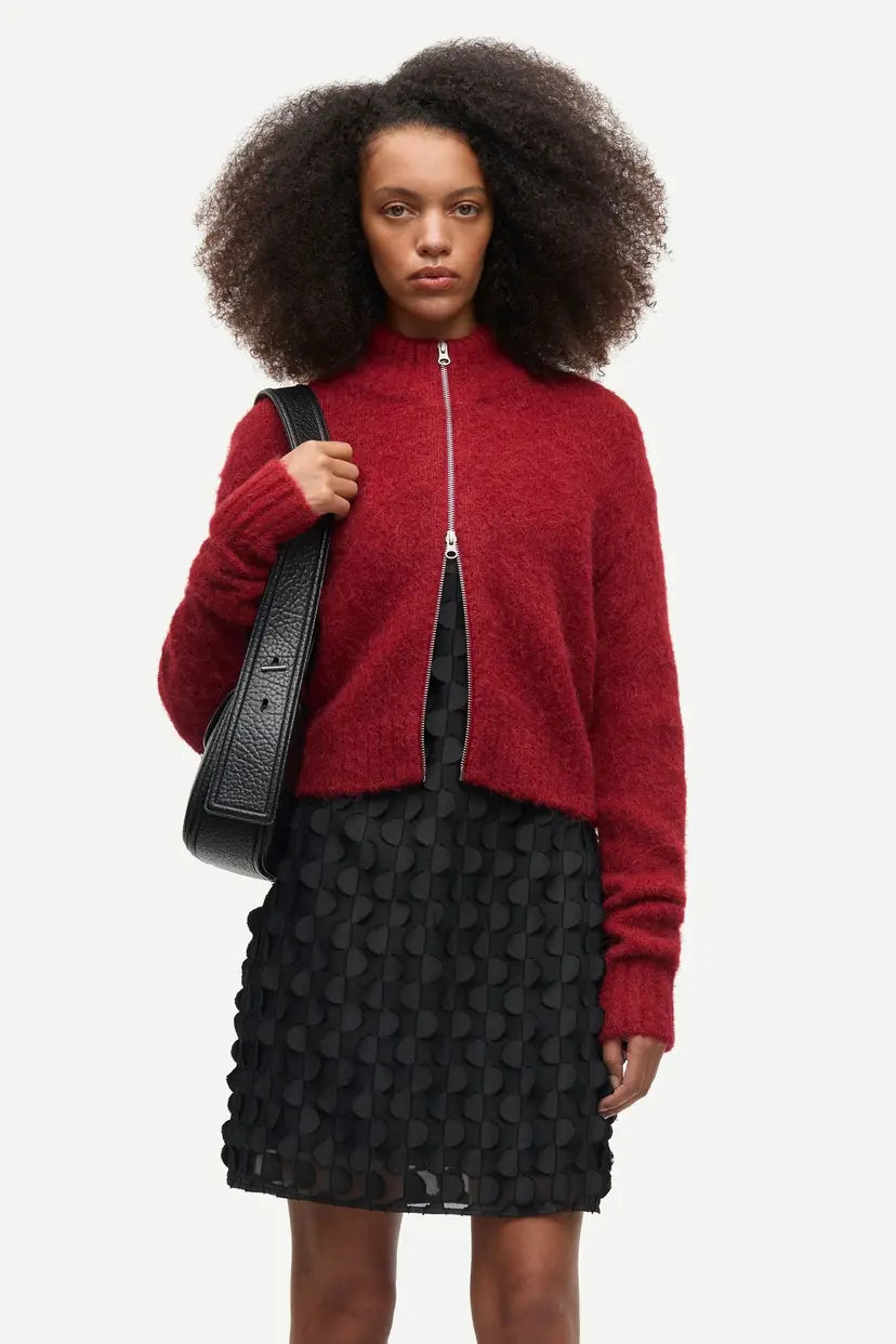 Samsoe Samsoe Cardigan Sajeanne Sun-Dried Tomato