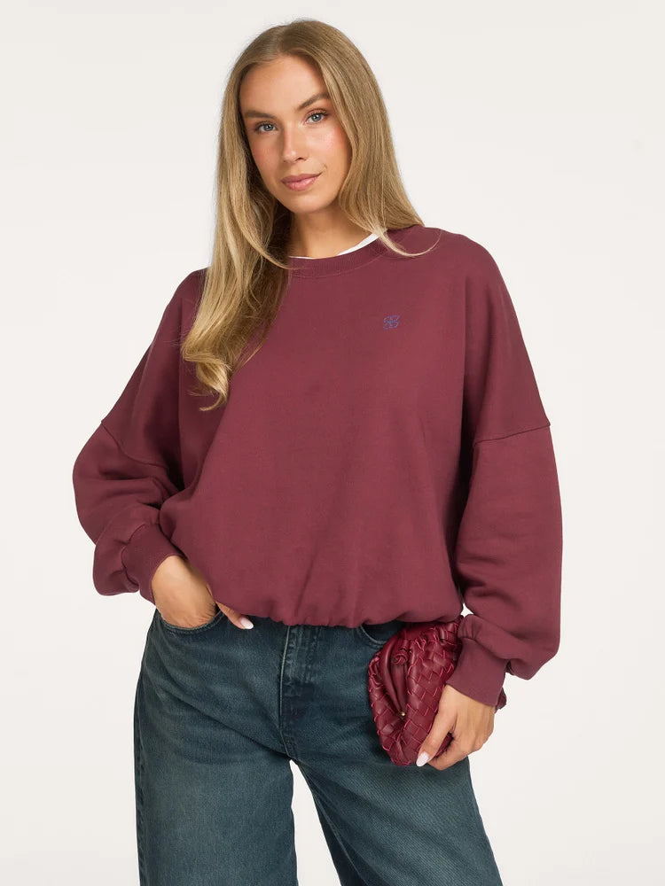 By-Bar Sweater Malyn Burgundy Crush