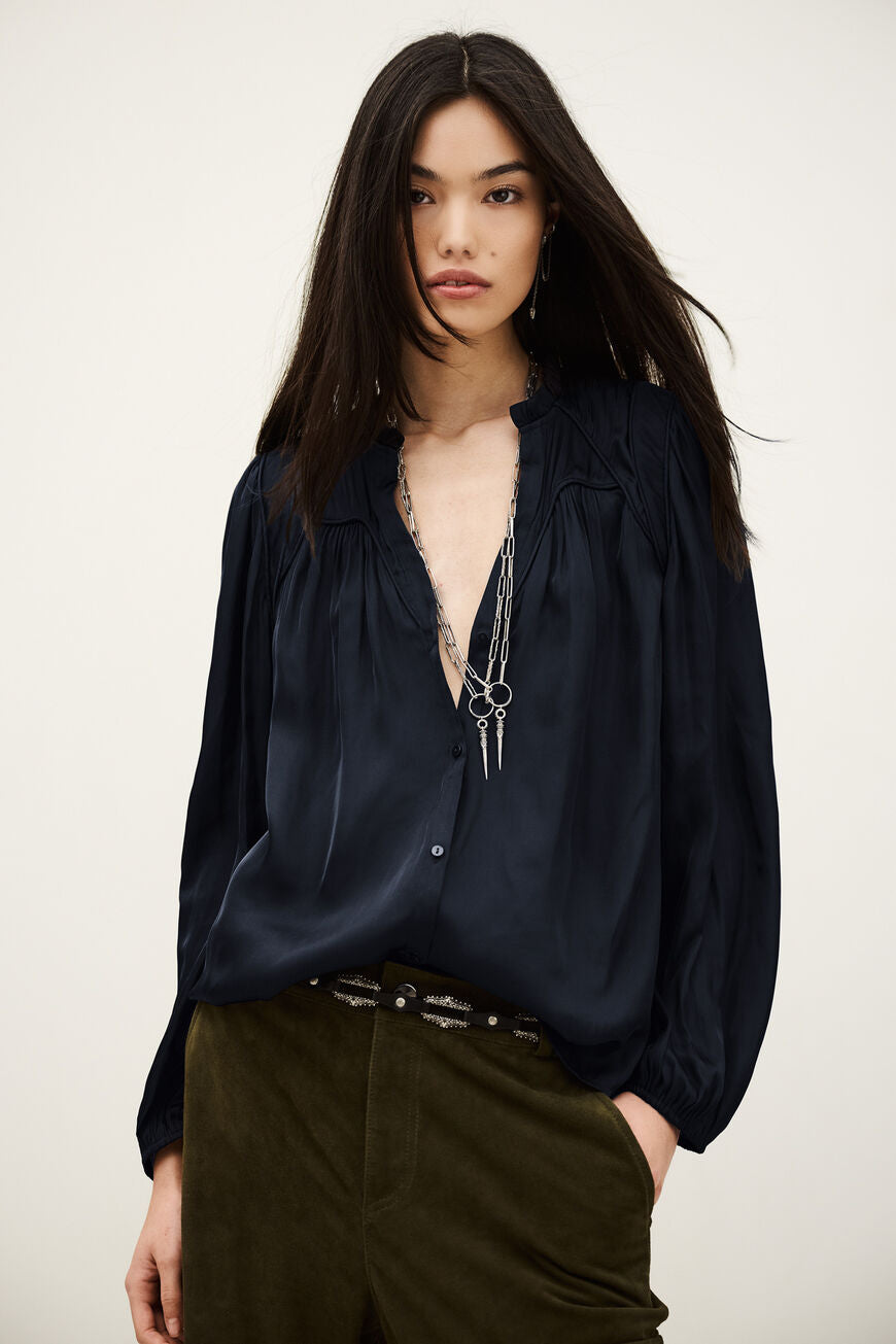 Bash Bloes Cesira Encre (donker blauw)