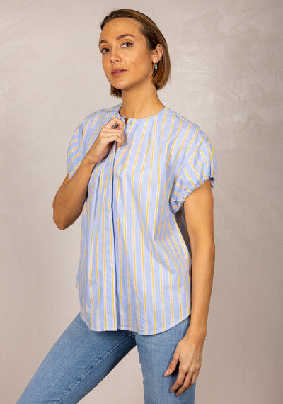 JCSophie Bloes Leonie Streep Blauw Geel