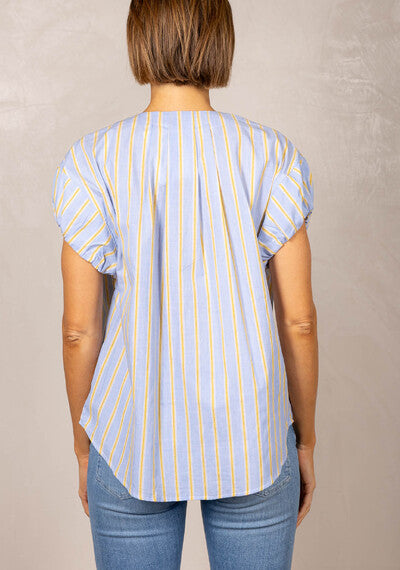 JCSophie Bloes Leonie Streep Blauw Geel