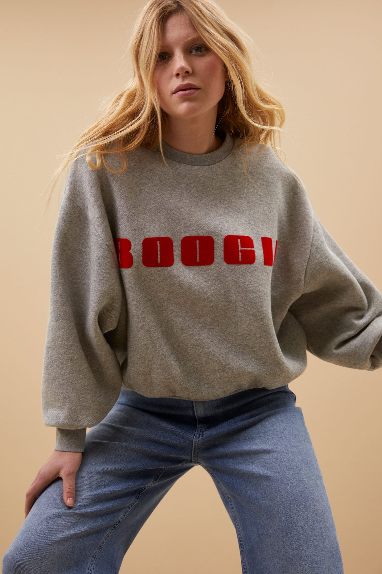 By-Bar Sweater Bibi Boogie Grey Mêlee