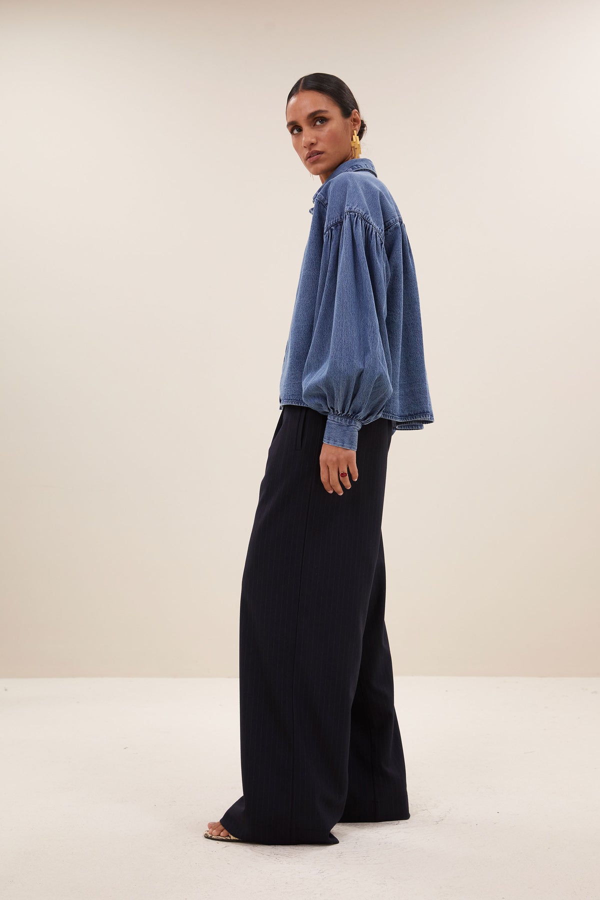 By-Bar Bloes Sarah Short Denim Blue