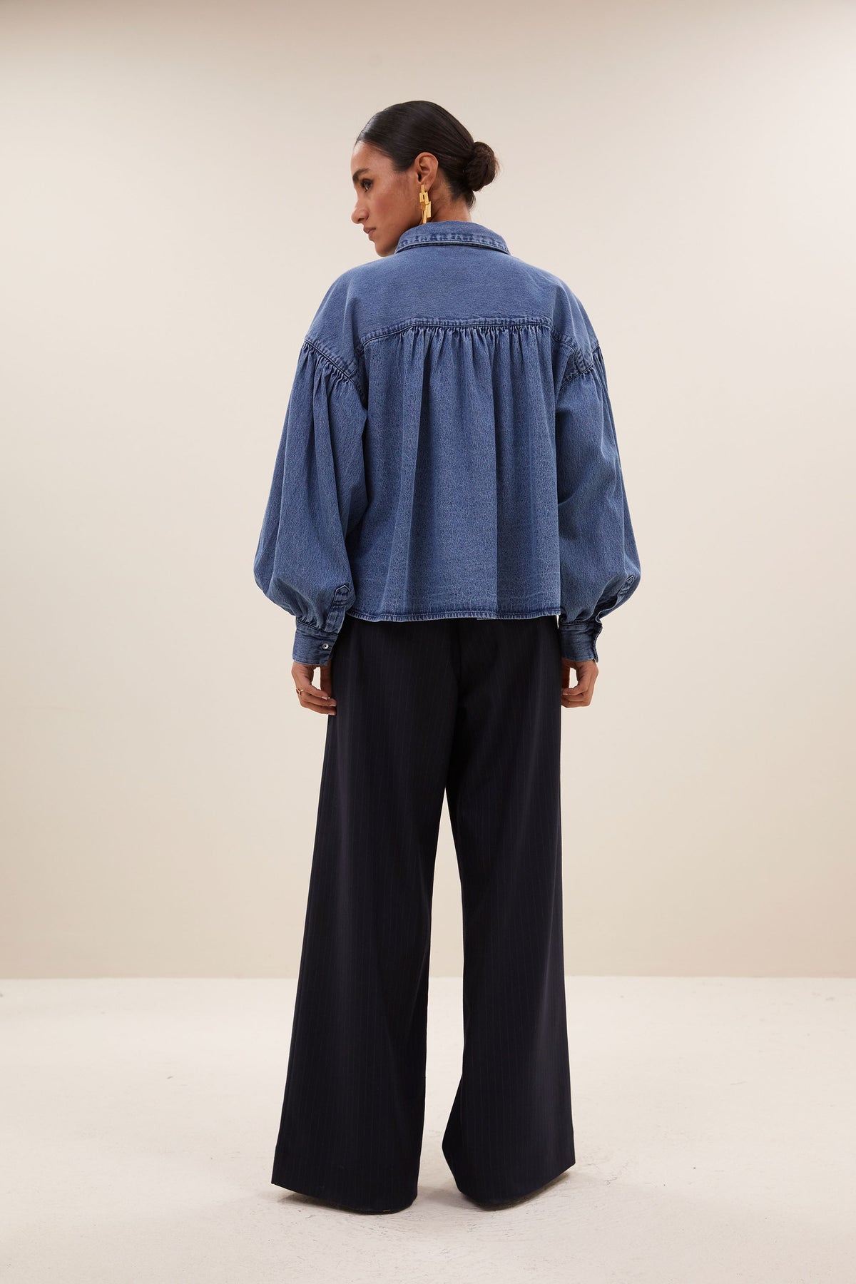 By-Bar Bloes Sarah Short Denim Blue