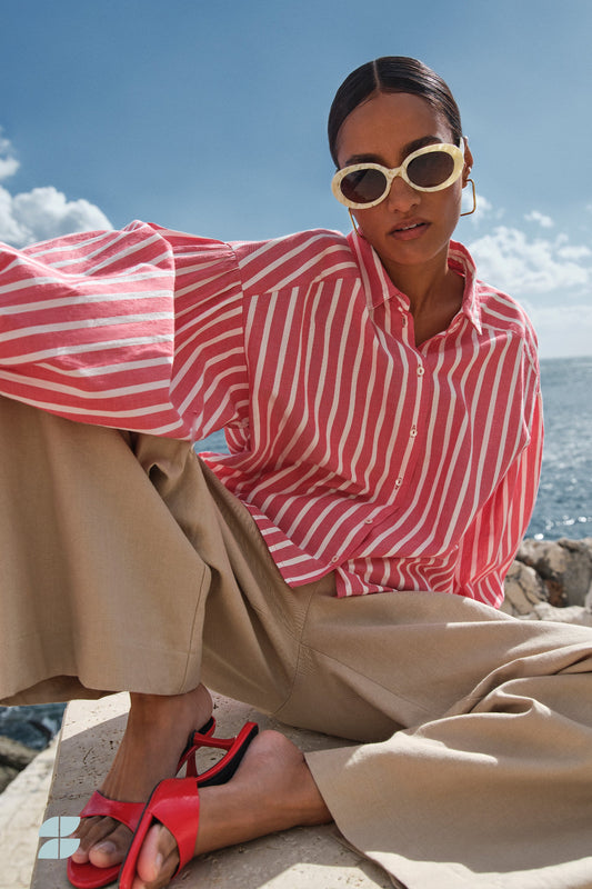 By-Bar Bloes Sarah Short Red Stripe