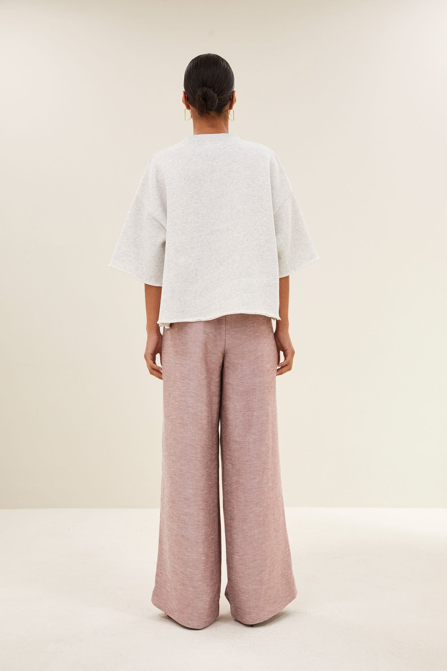 By-Bar Sweater Willow Lucky Light Grey Mêlee