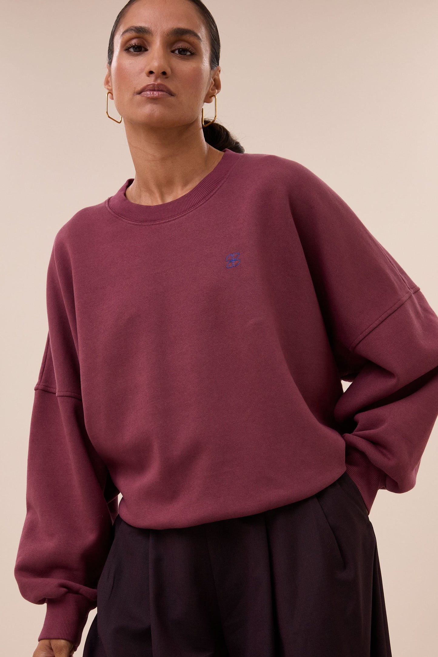 By-Bar Sweater Malyn Burgundy Crush