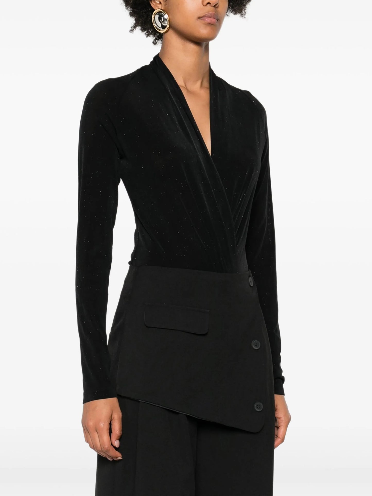 Eleh Body Wrap-effect Zwart