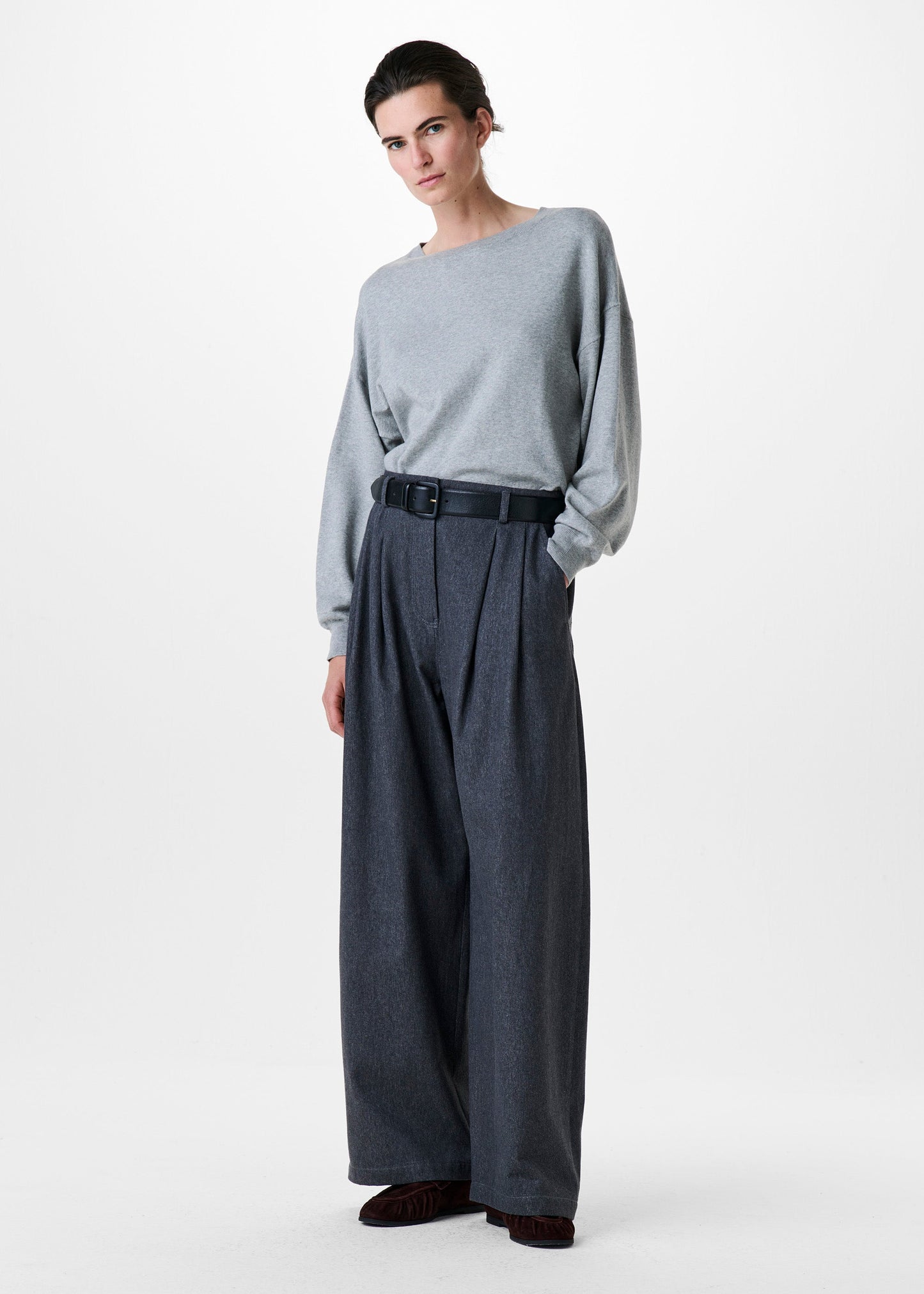 Zenggi Pull Boothals Light Grey Melange