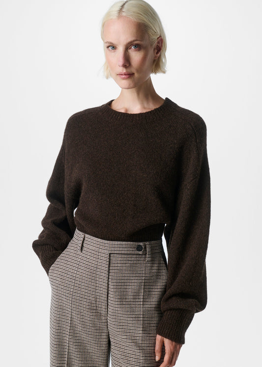 Zenggi Pull Lamswol Deep Brown