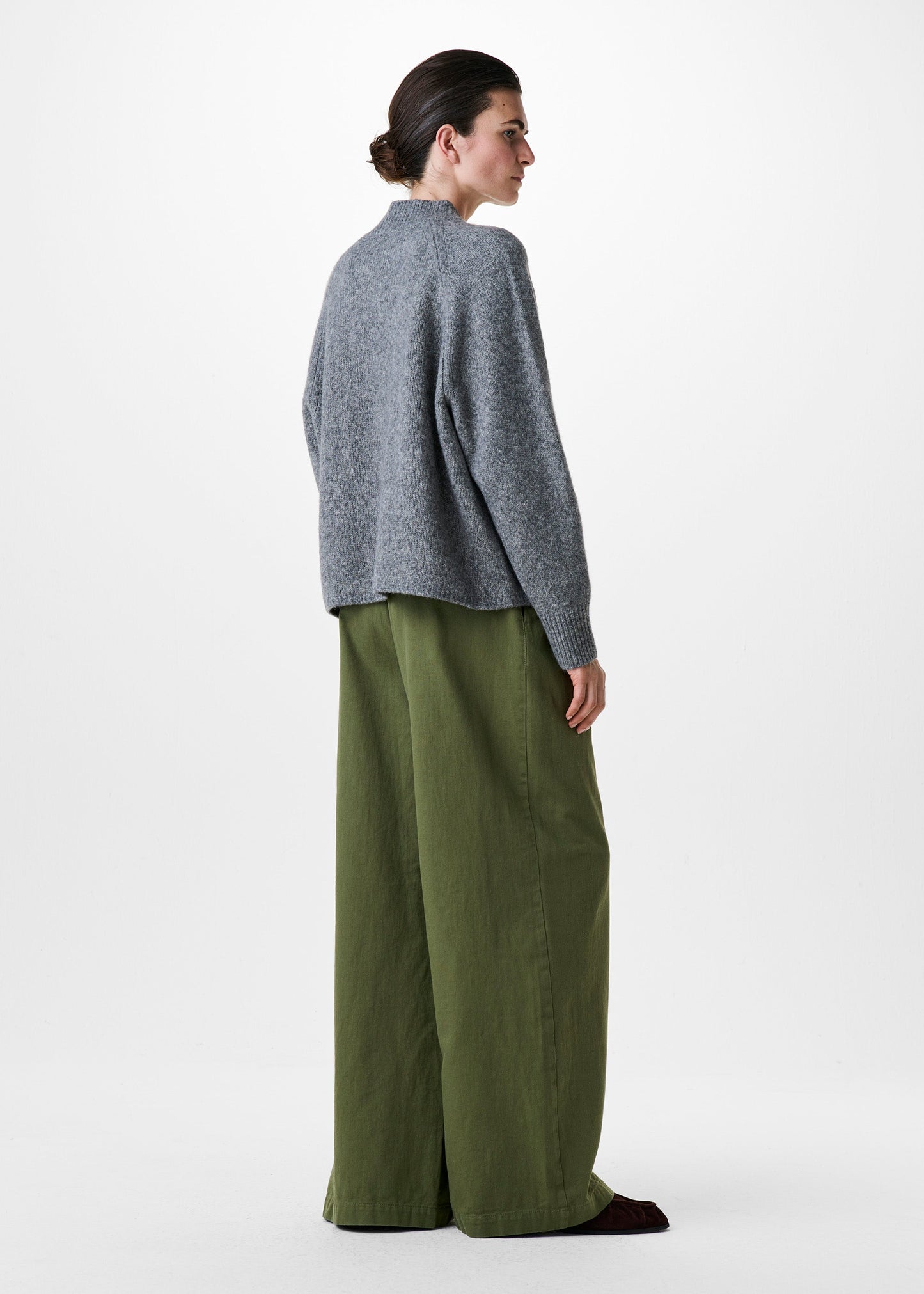 Zenggi Pull Oversized Grey Melange