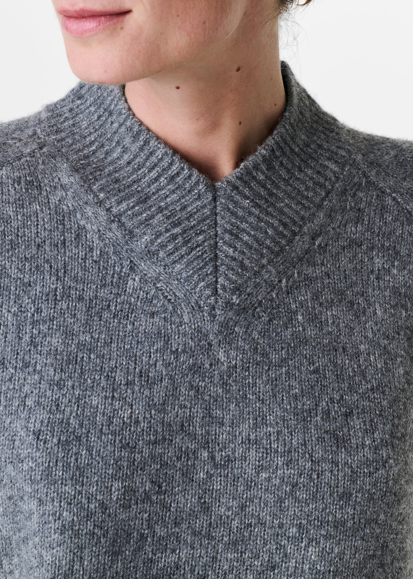 Zenggi Pull Oversized Grey Melange