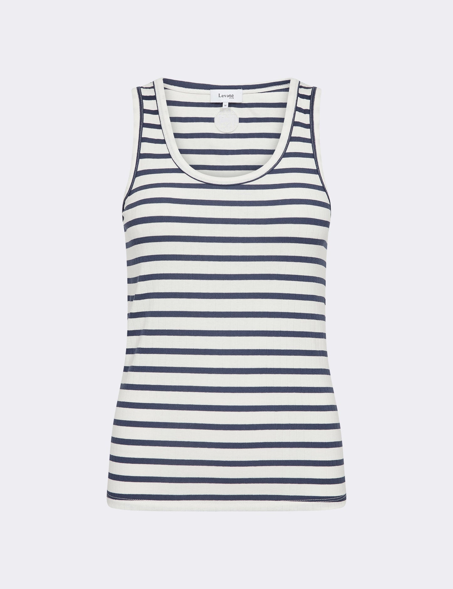 Leveté Room Top Neddie 5 Dark Blue Stripe