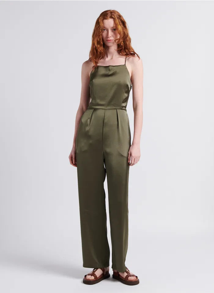 OUTLET Samsoe Samsoe Jumpsuit Savilla Dusty Olive