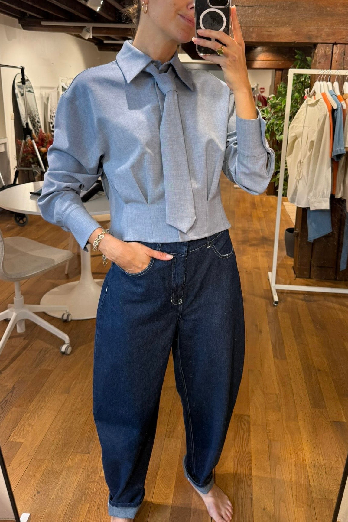 Minus Bloes Met Das Emmely Skyway Blue