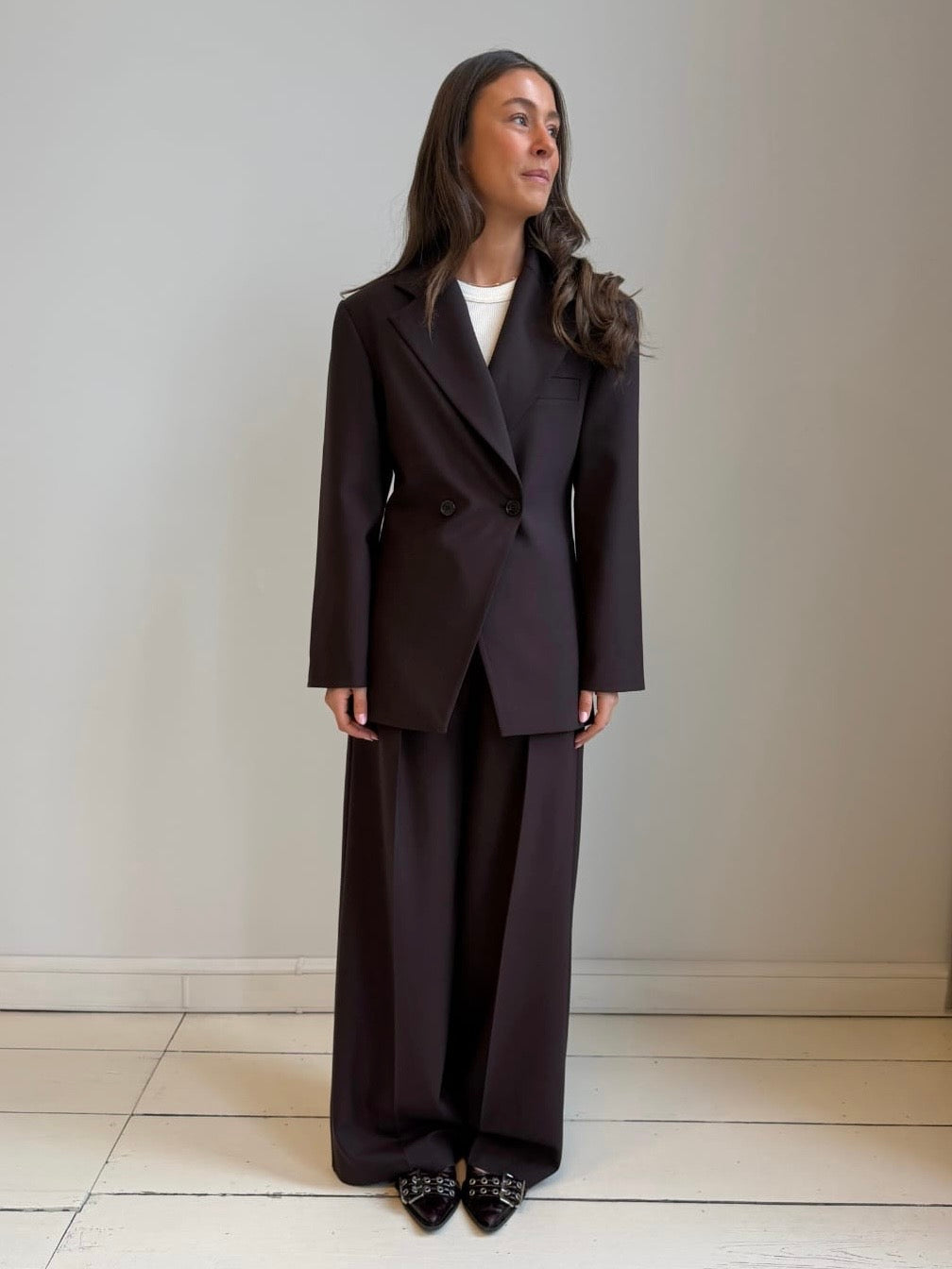 Liv The Label Blazer Jools Dark Brown