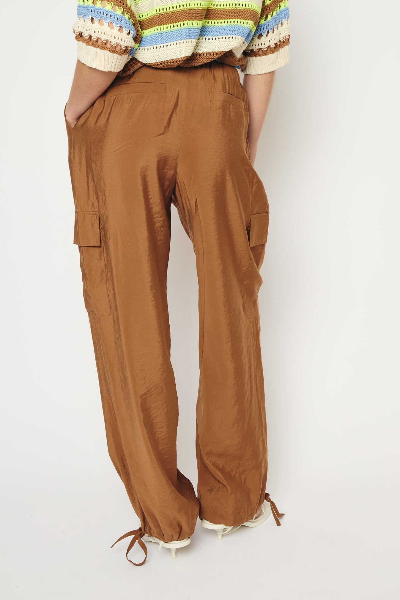 Re/Born Broek Casablanco Cupro Camel