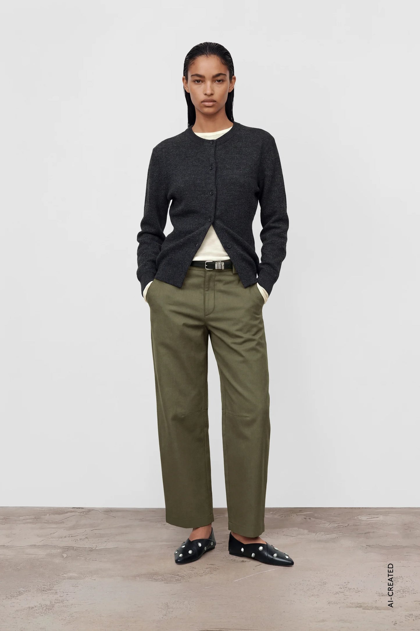 Closed Broek Romi Cypress Green (Olijfgroen)