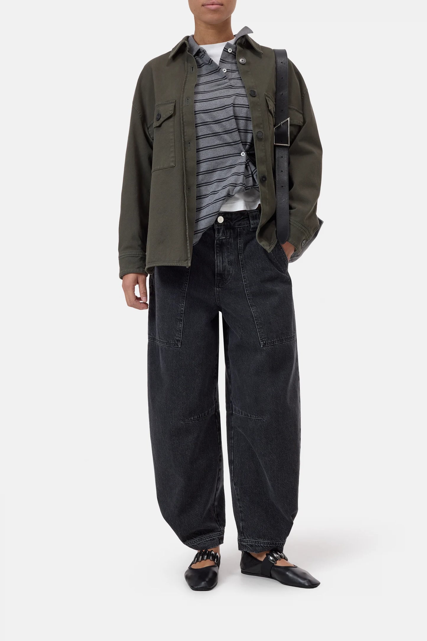 Close Barrel Jeans Rhannon Dark Grey
