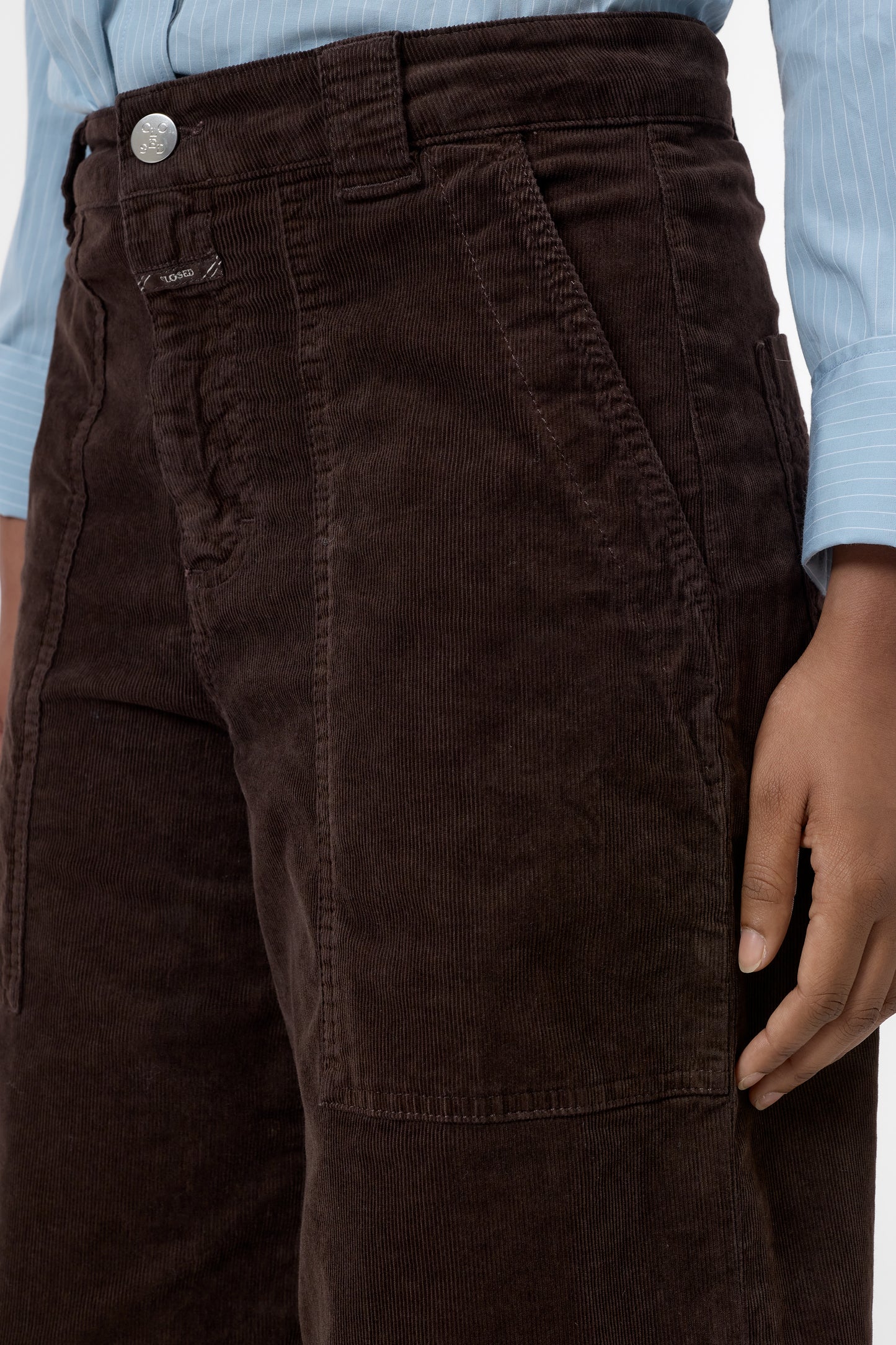 Closed Broek Rhannon Mahagony Brown
