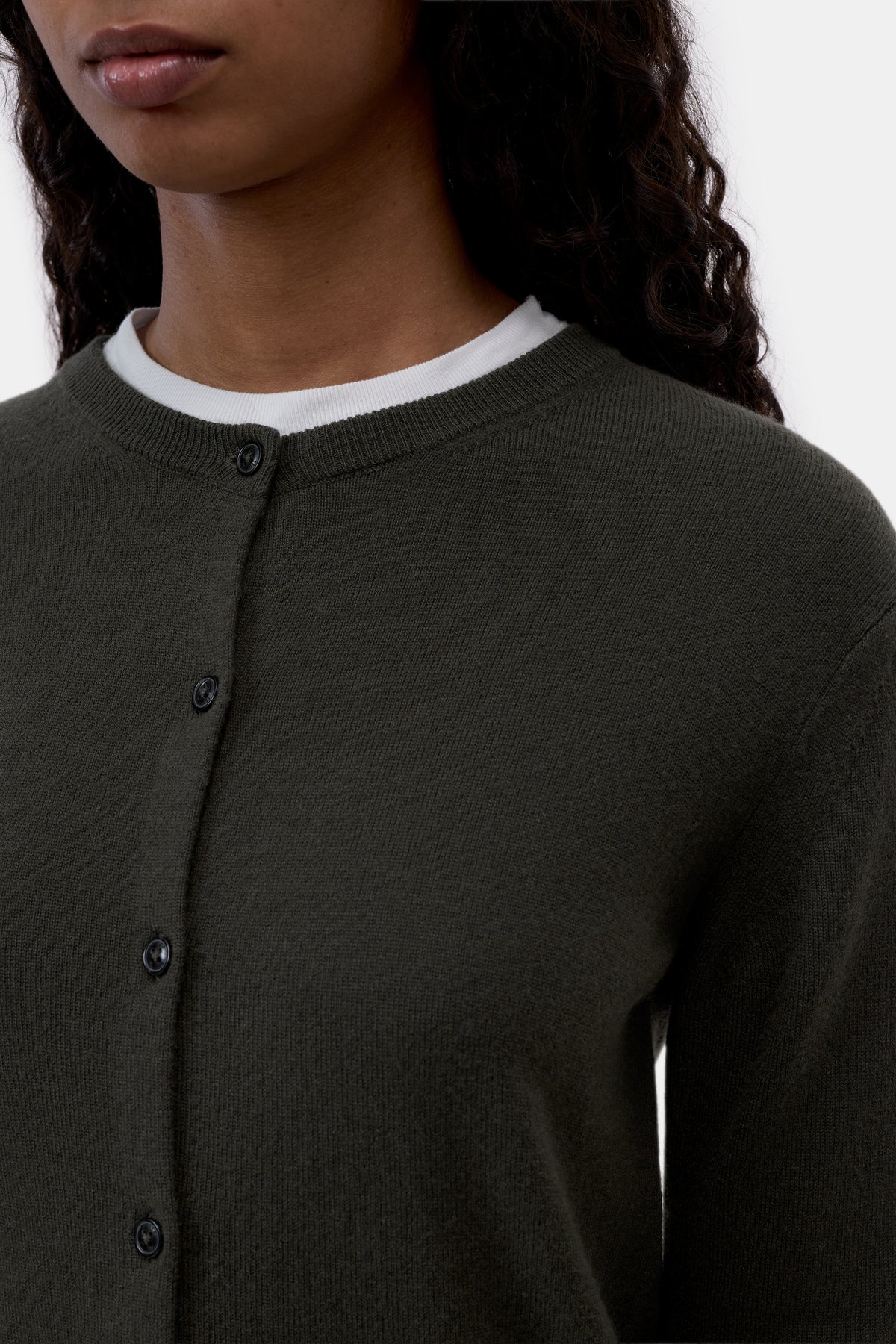 Closed Cardigan Juniper Green