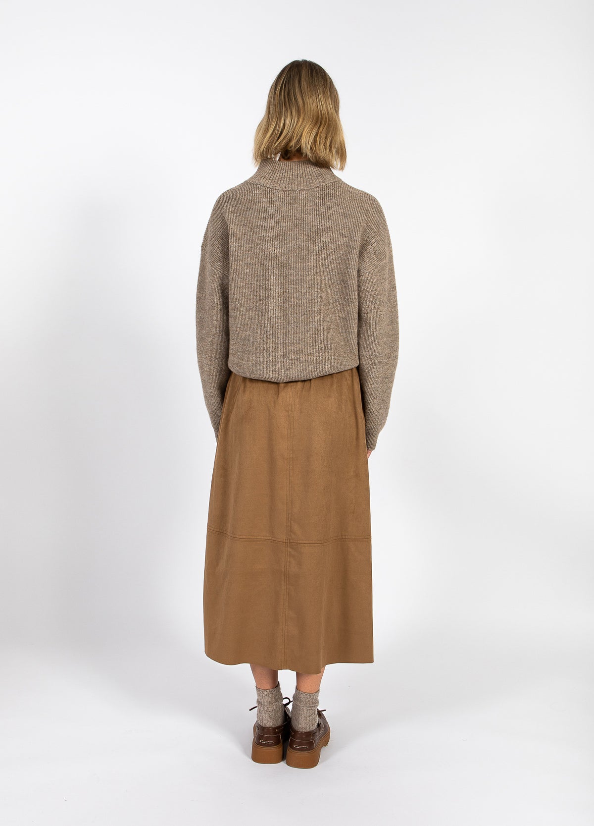 Coster Copenhagen Rok Lang Romy Golden Brown