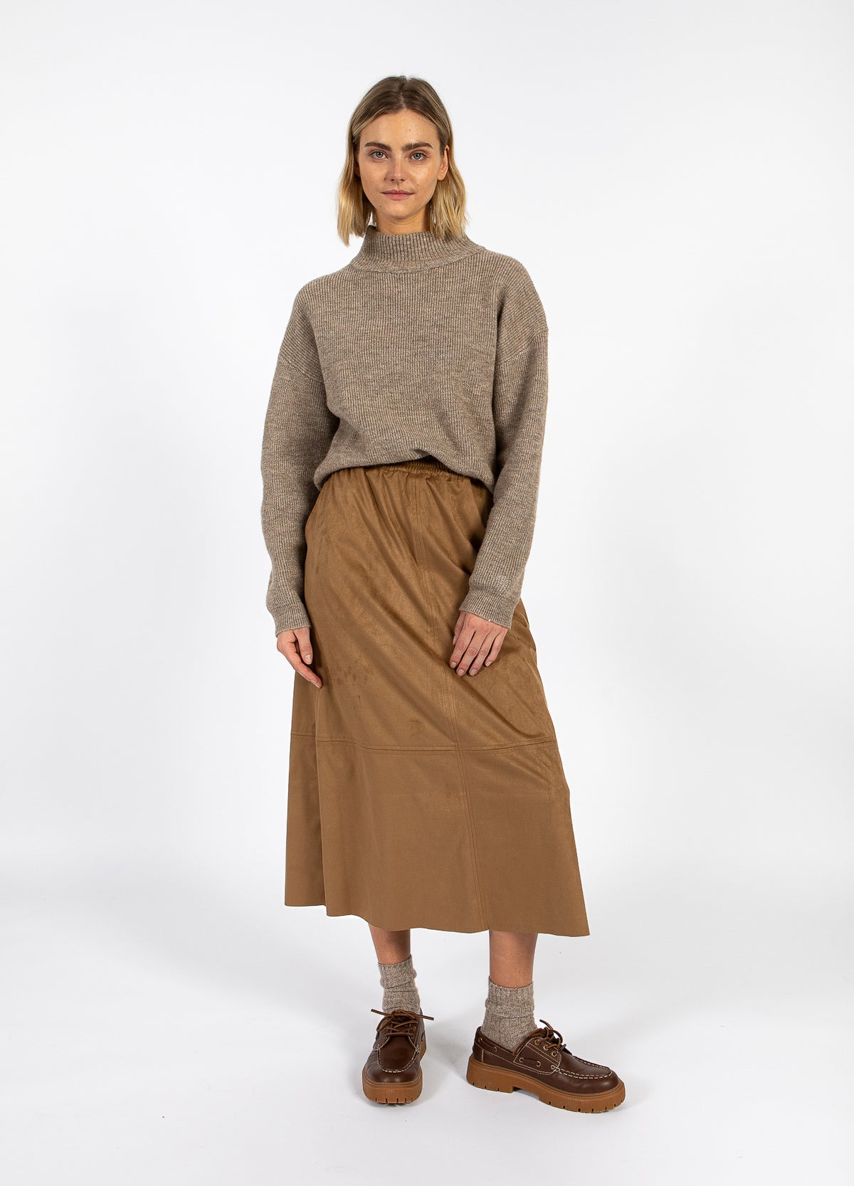 Coster Copenhagen Rok Lang Romy Golden Brown