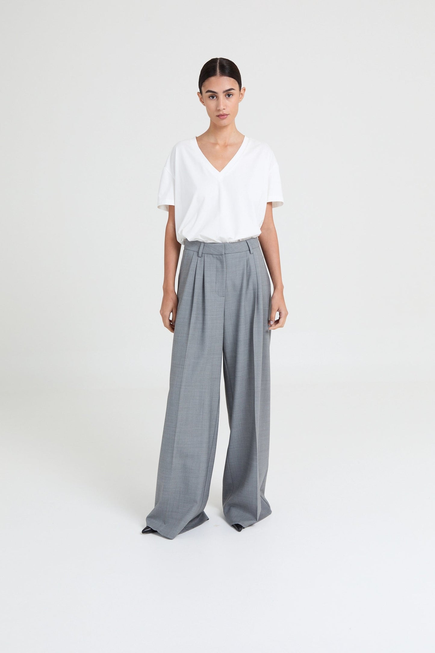 Liv The Label Broek Camille Grey Melange