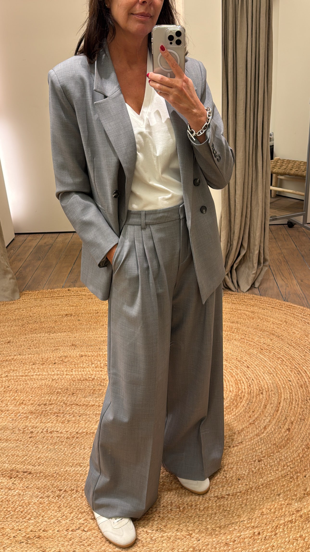 Liv The Label Blazer Indy Grey Melange