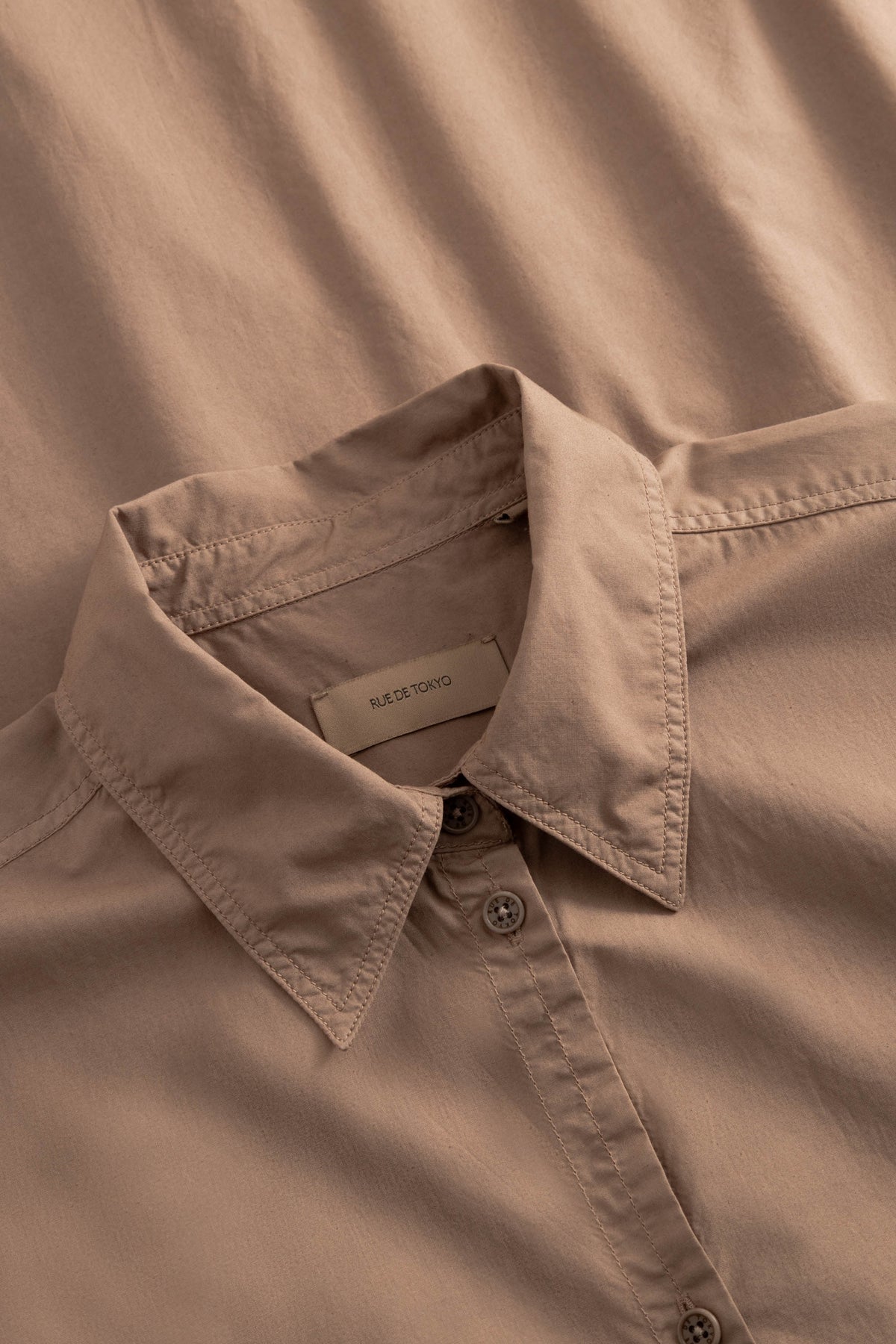 Rue de Tokyo Jurk Didi Popeline Mocha