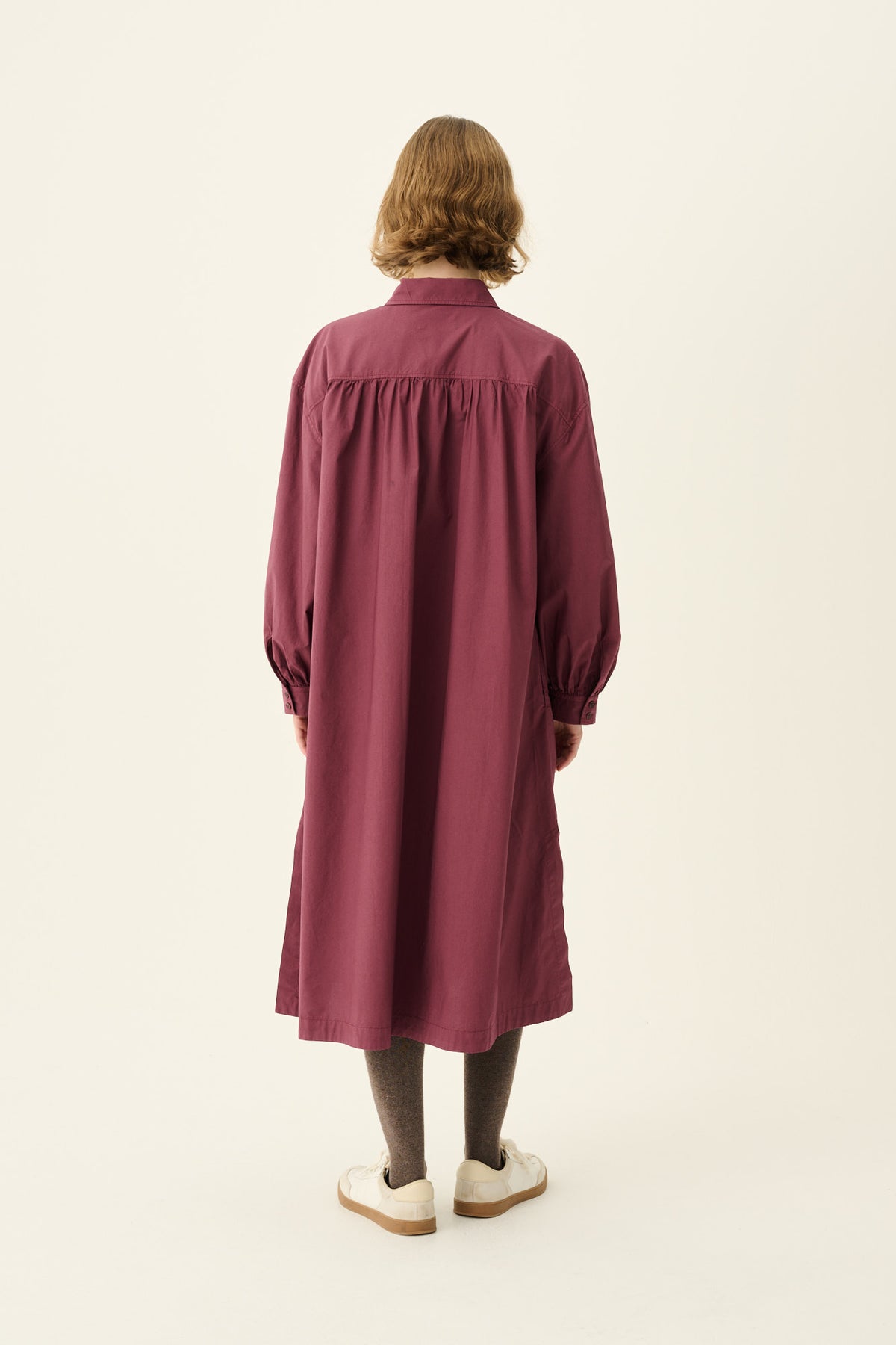 Rue de Tokyo Jurk Douka Organic Garment Burgundy