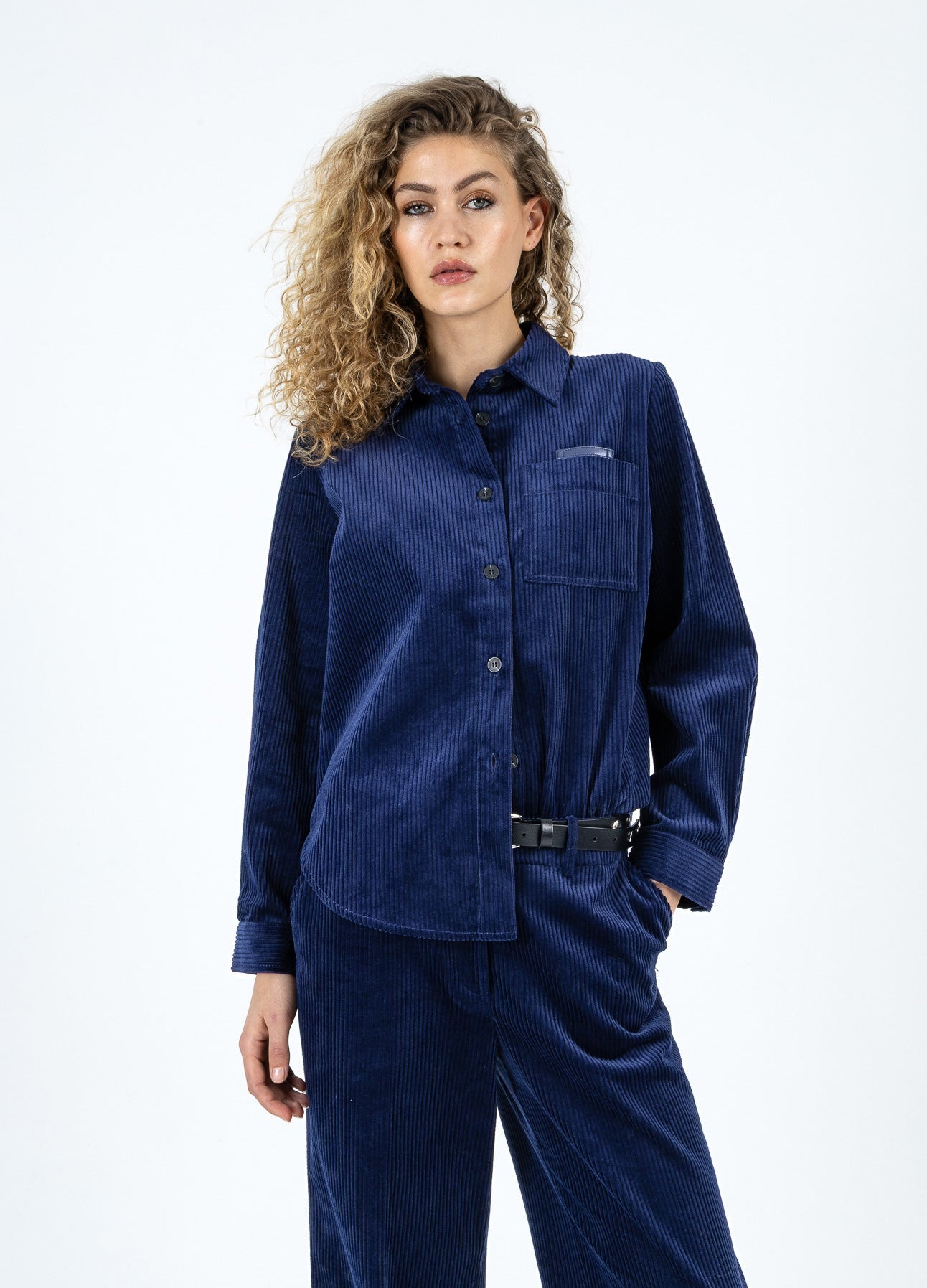 Coster Copenhagen Bloes Corduroy Eclipse Blue