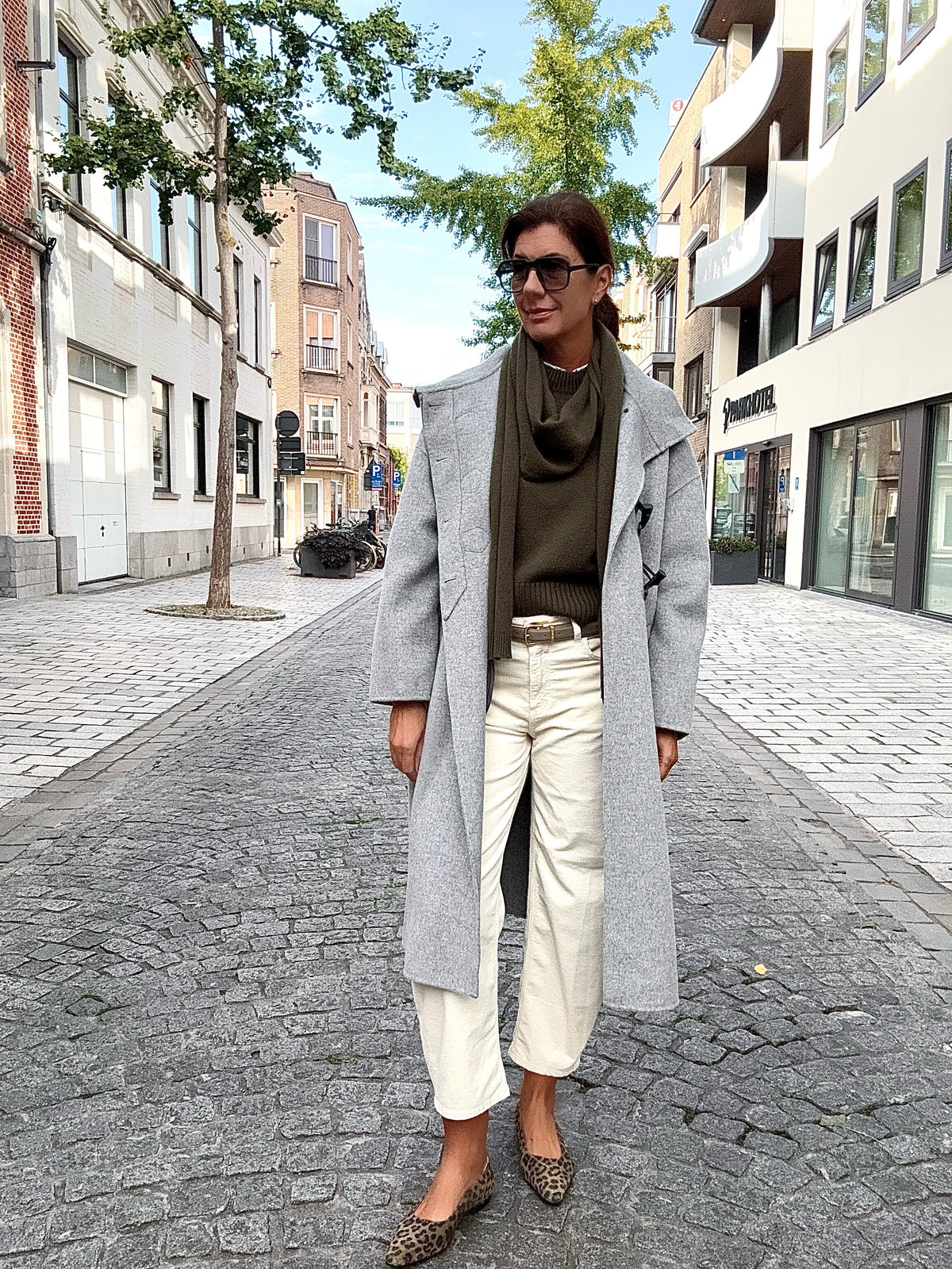 Closed Broek Jazzie Ribvelours Offwhite