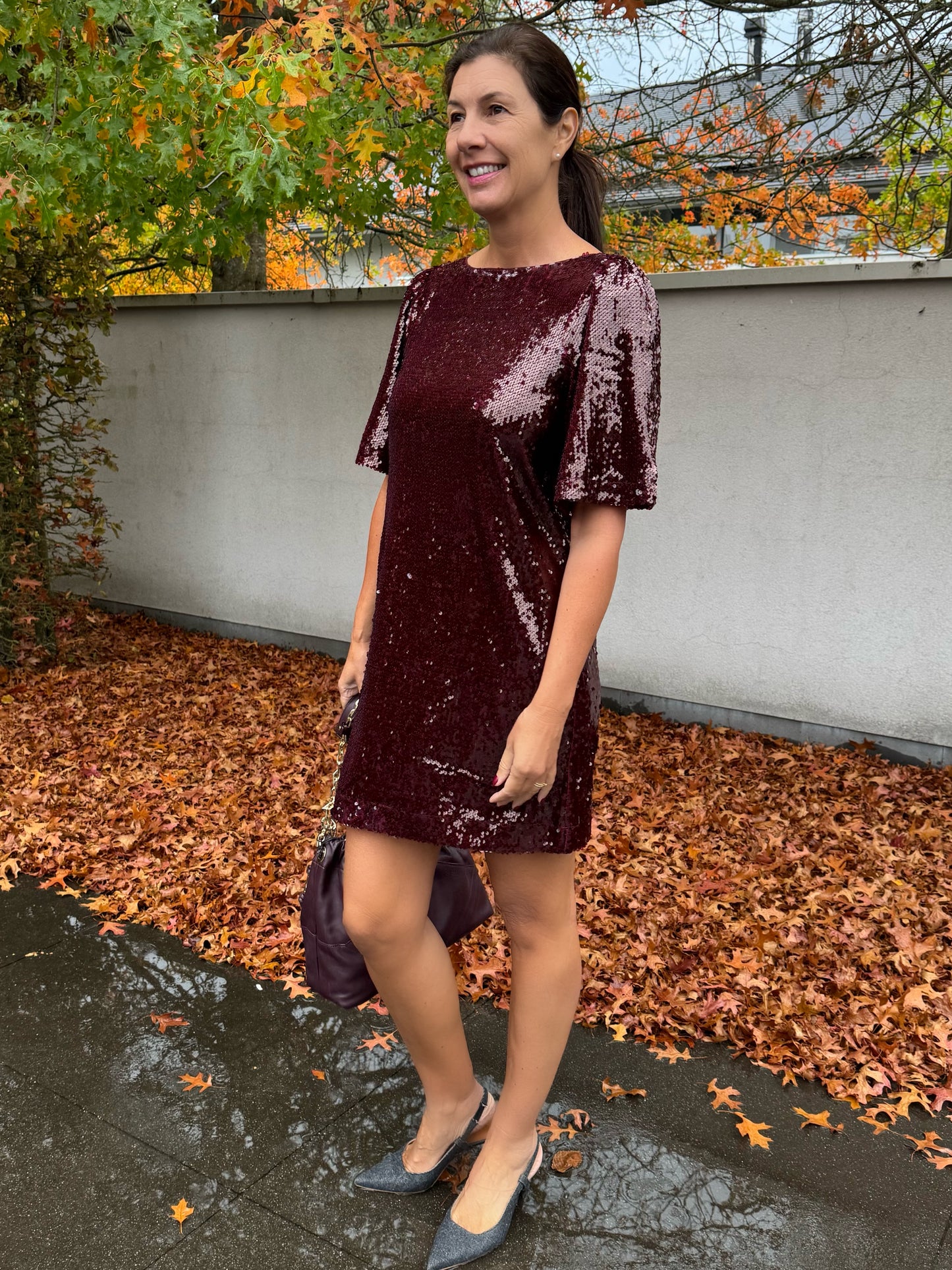 Minus Jurk MSZidda Kort Cordovan