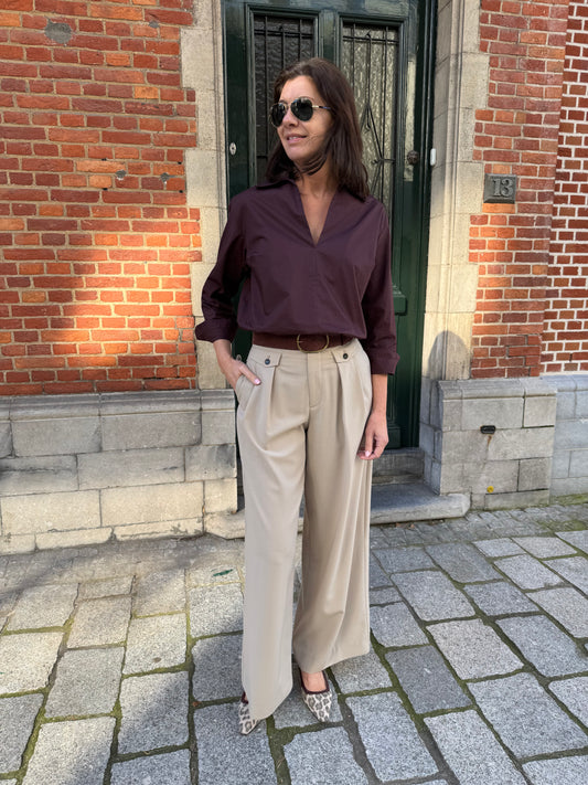 Closed Broek Wenda Clay Beige