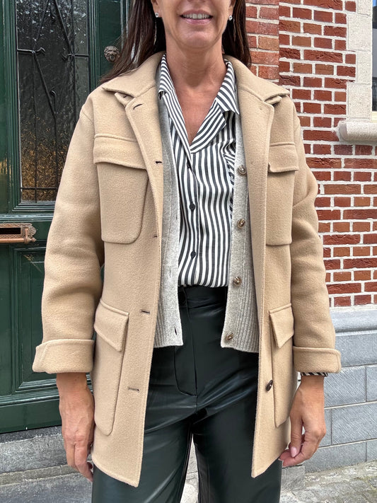 Closed Parka Camel