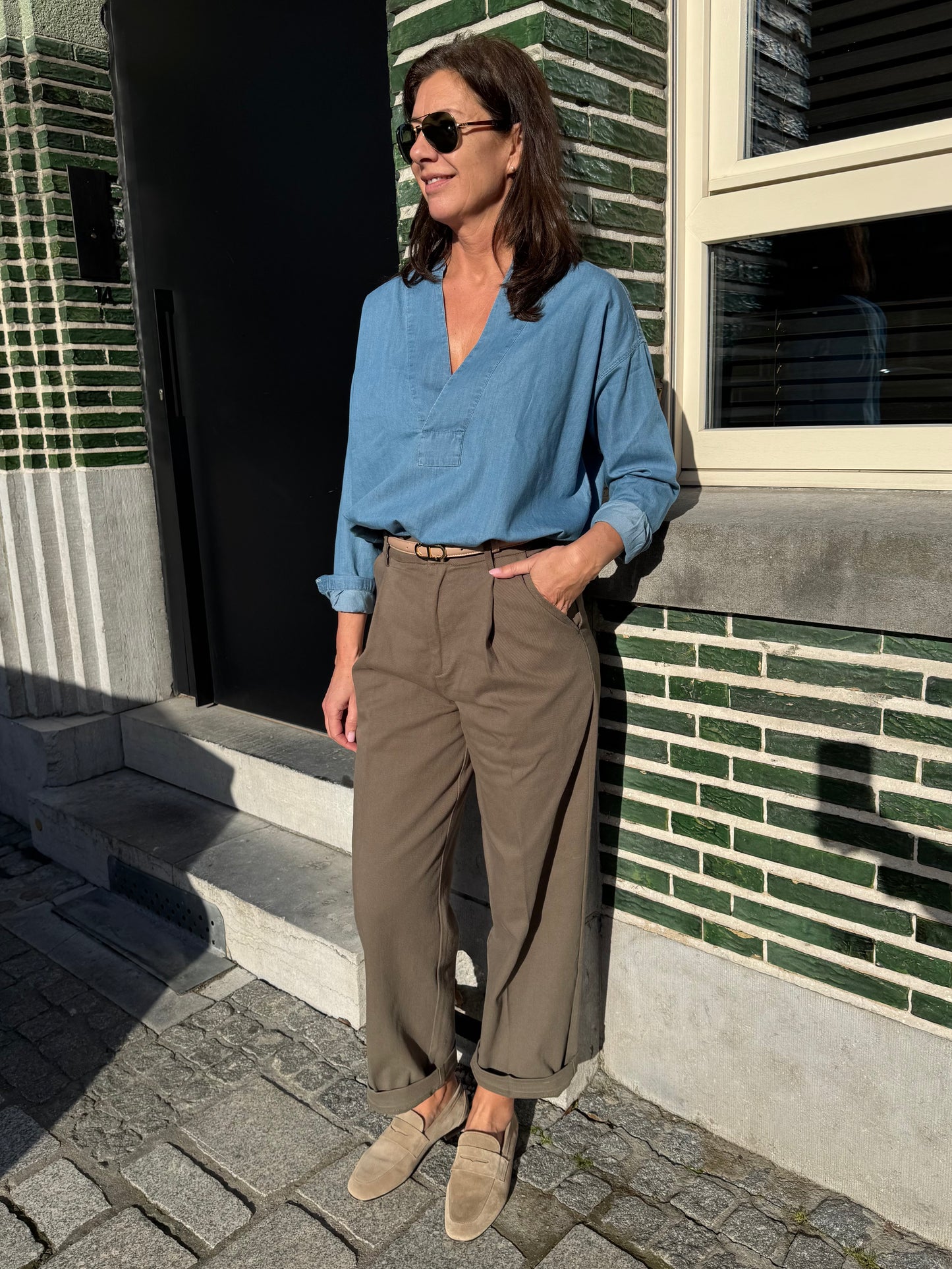 Closed Bloes/Tuniek Light Blue