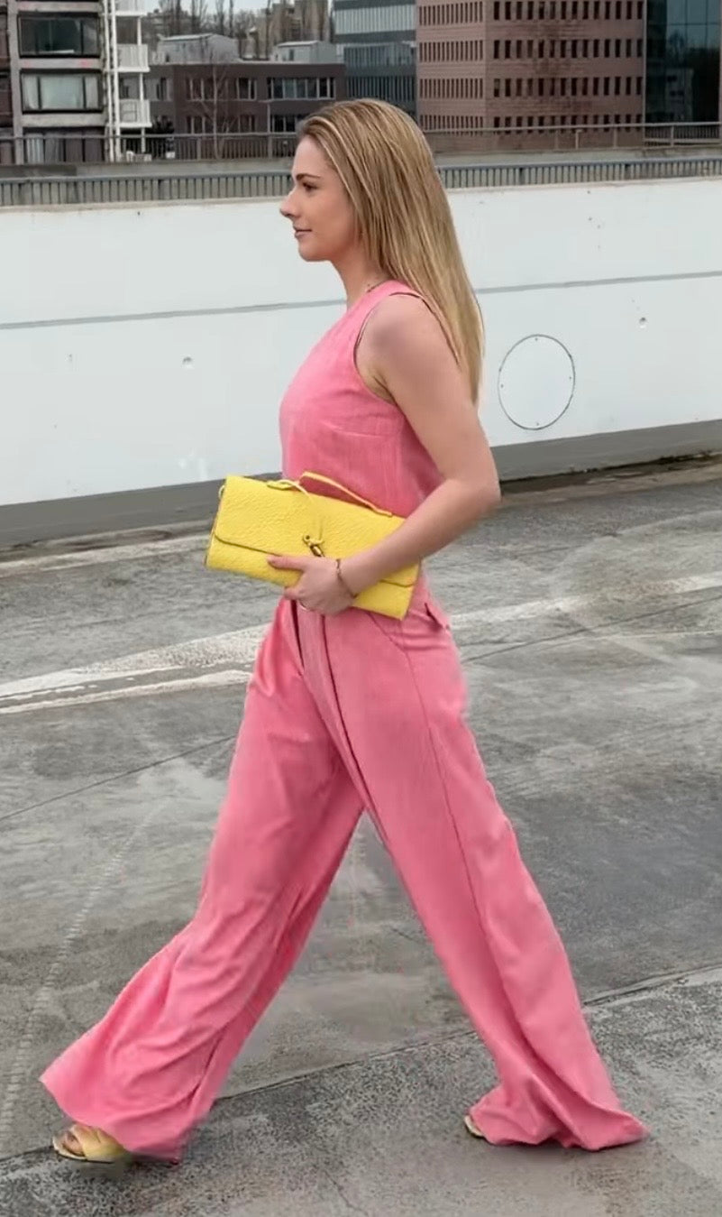 Gisèle The Label Broek Amalia Rosso