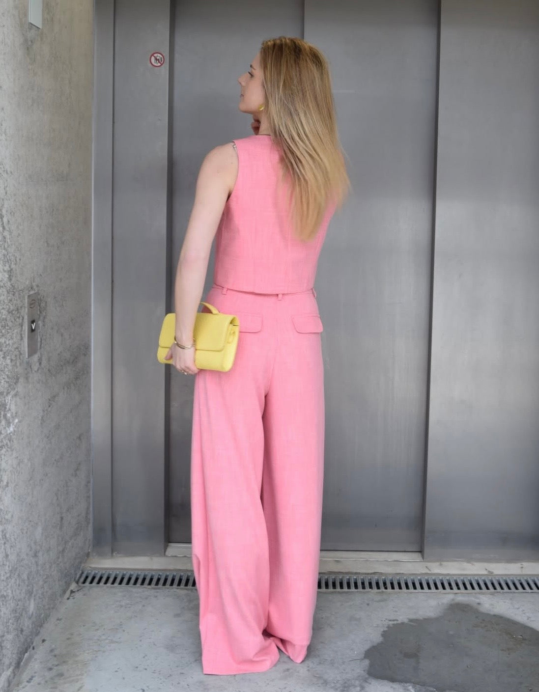 Gisèle The Label Broek Amalia Rosso