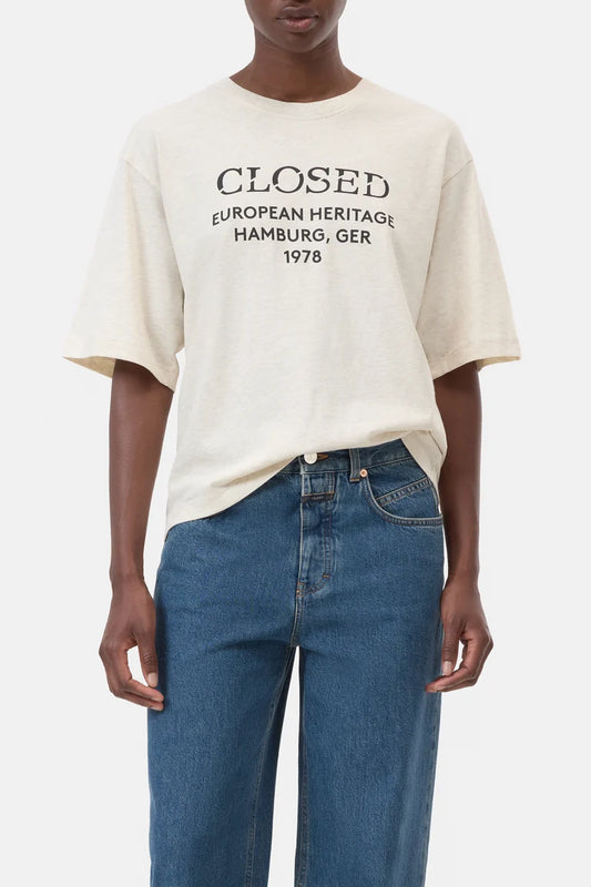 Closed T-shirt Relaxed Ecru