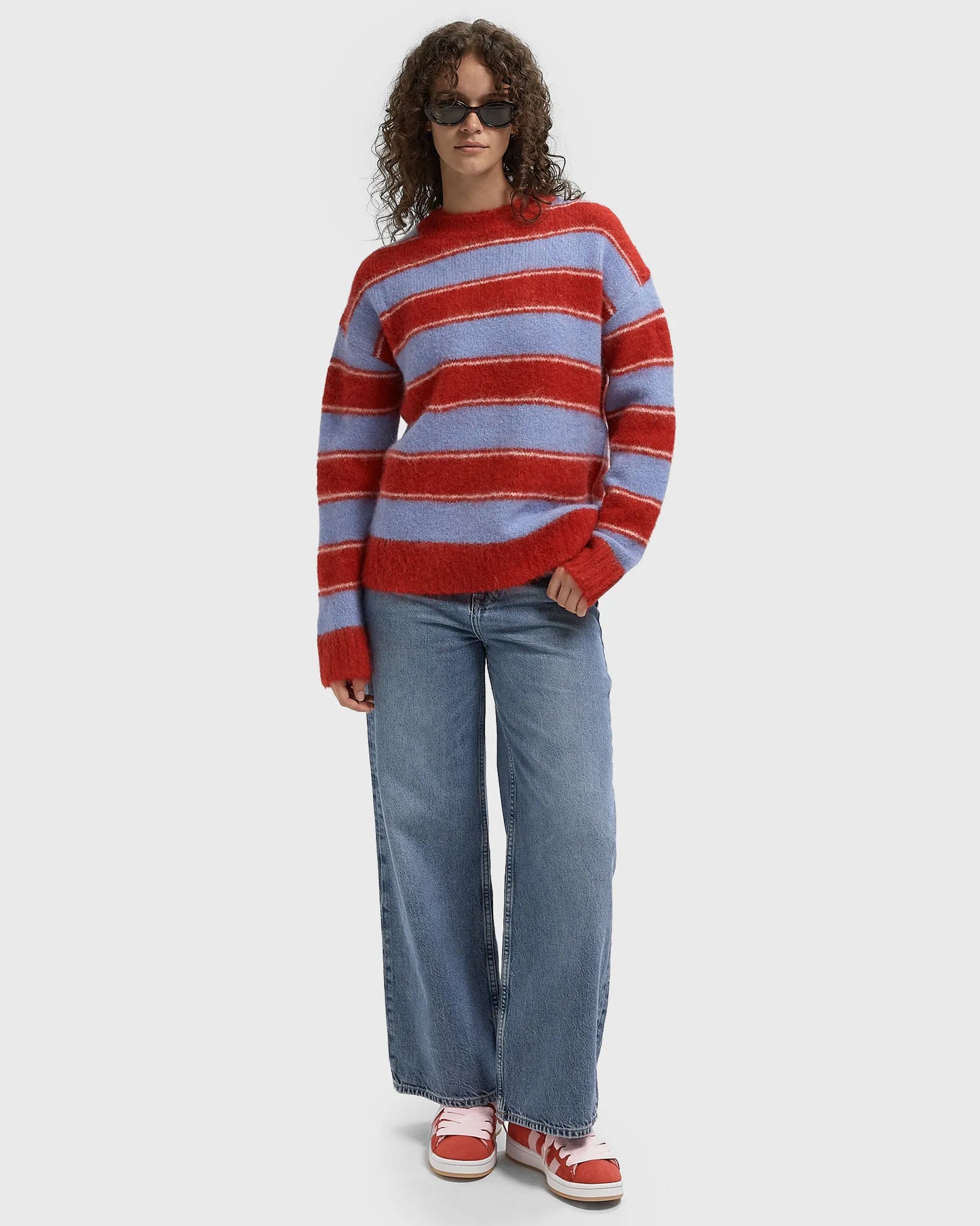 Samsoe Samsoe Pull Sajeanne Haute Red Stripe