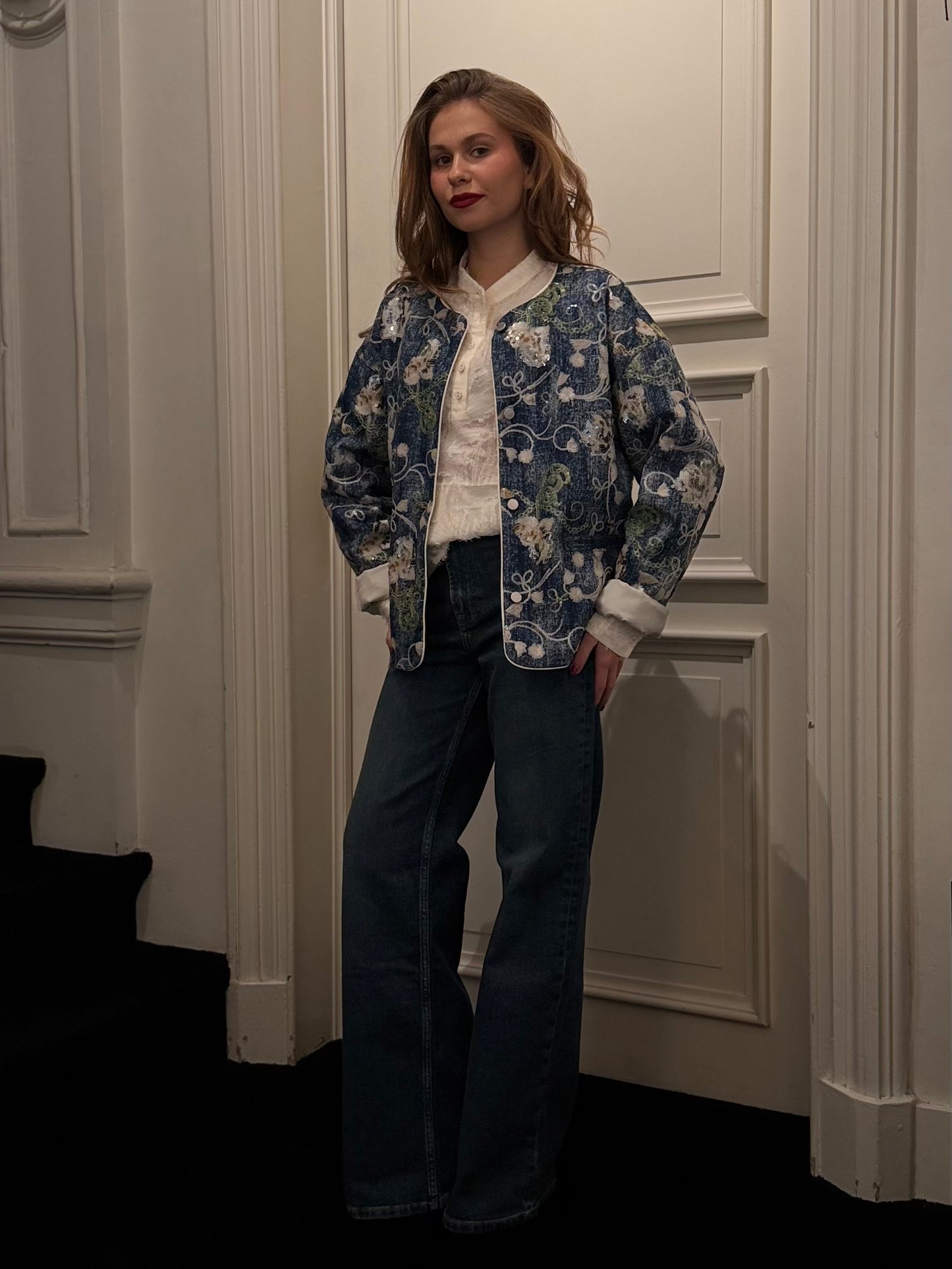 Coster Copenhagen Jas Denim Sequins