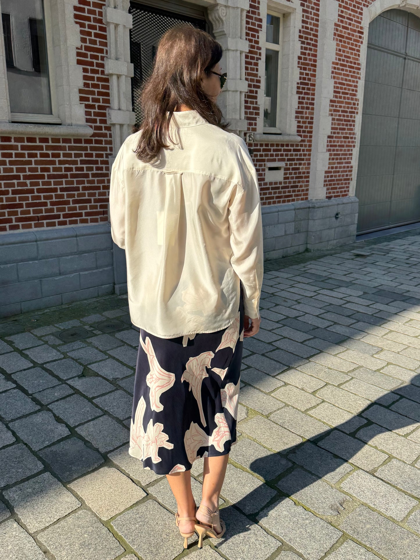 Closed Bloes Zijde Ecru