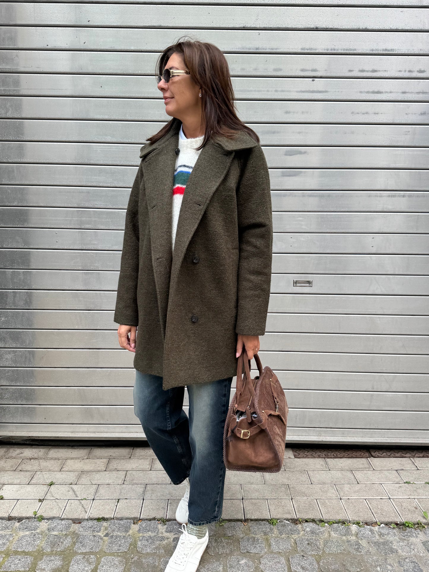 Samsoe Samsoe Mantel Sahanne Deep Forest