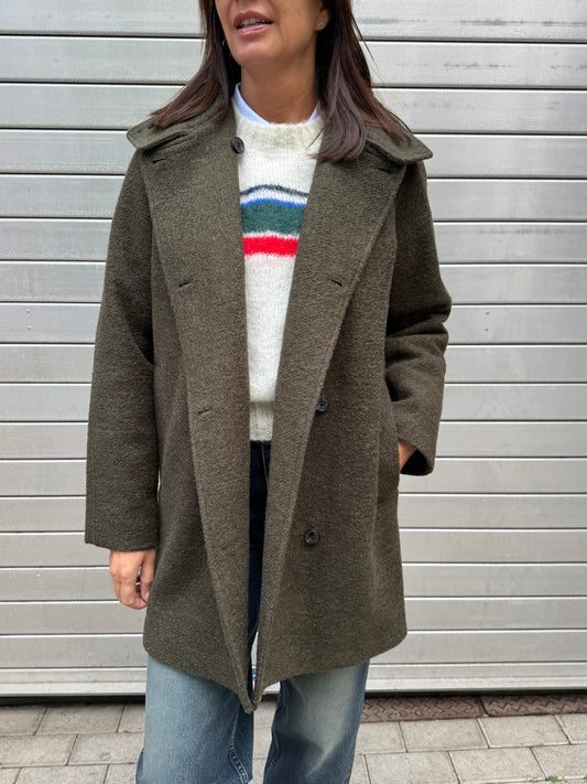 Samsoe Samsoe Mantel Sahanne Deep Forest