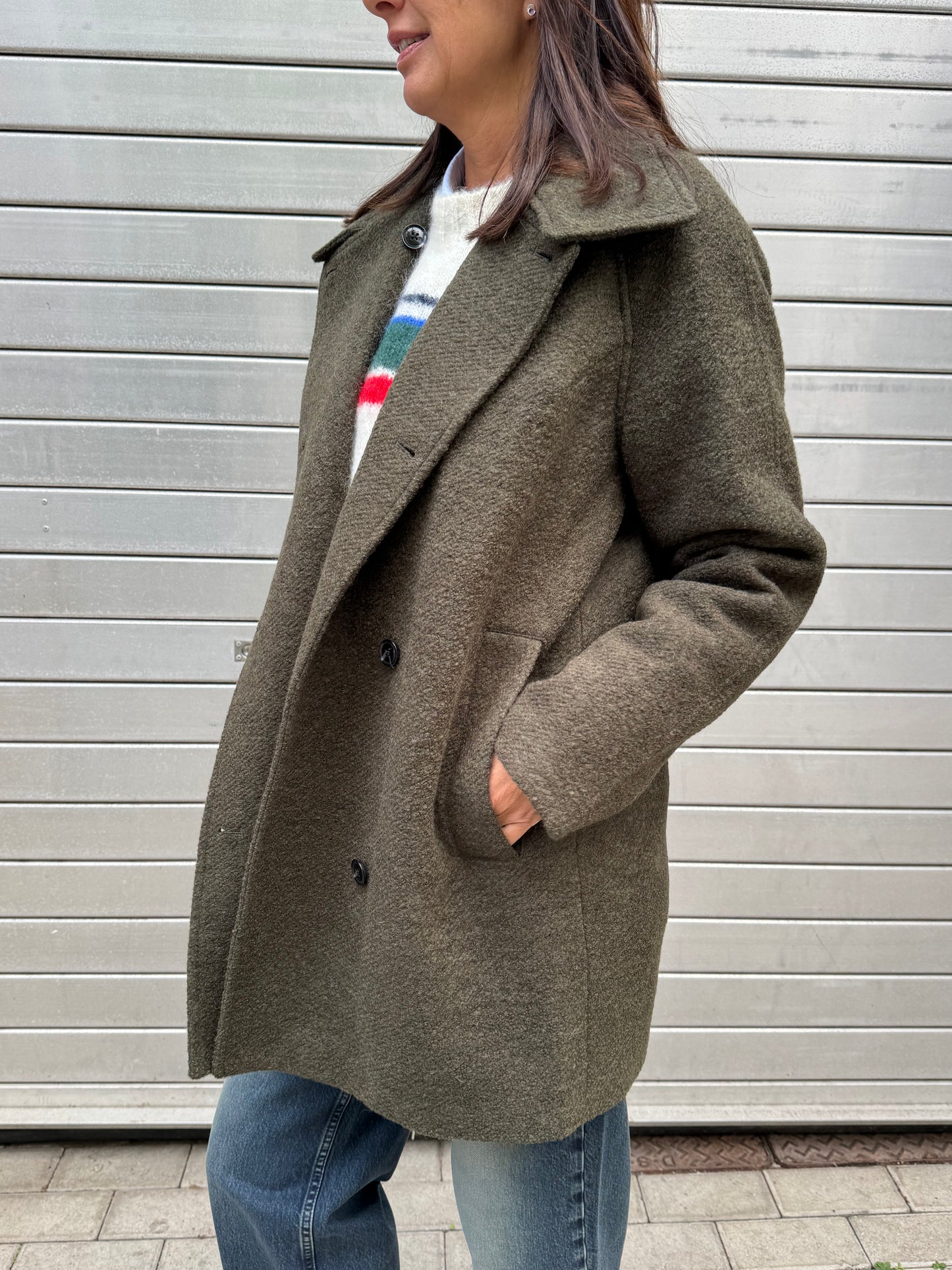 Samsoe Samsoe Mantel Sahanne Deep Forest