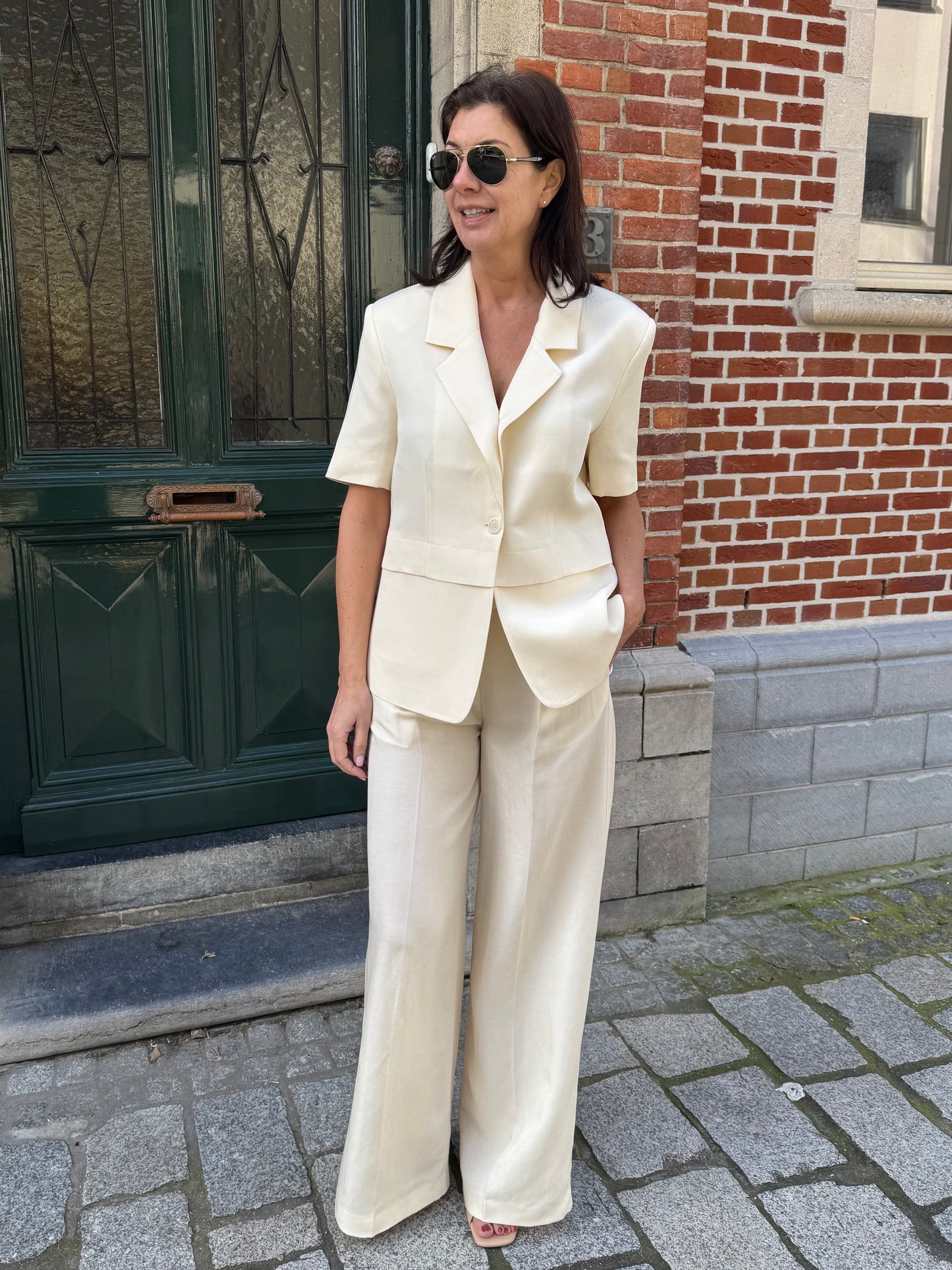 Liv The Label Blazer Sienna Buttercream