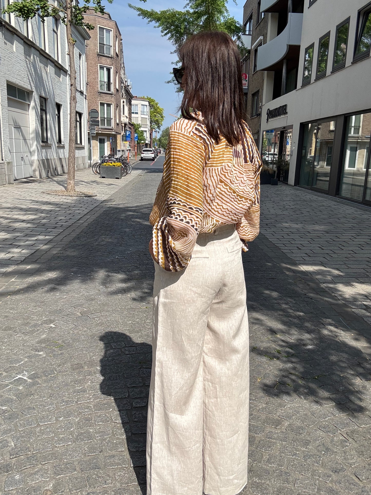 Re/Born Broek Lana Raw Linen