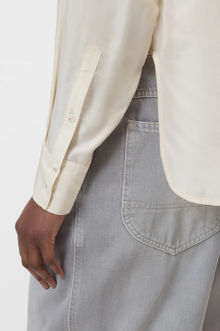 Closed Bloes Zijde Ecru