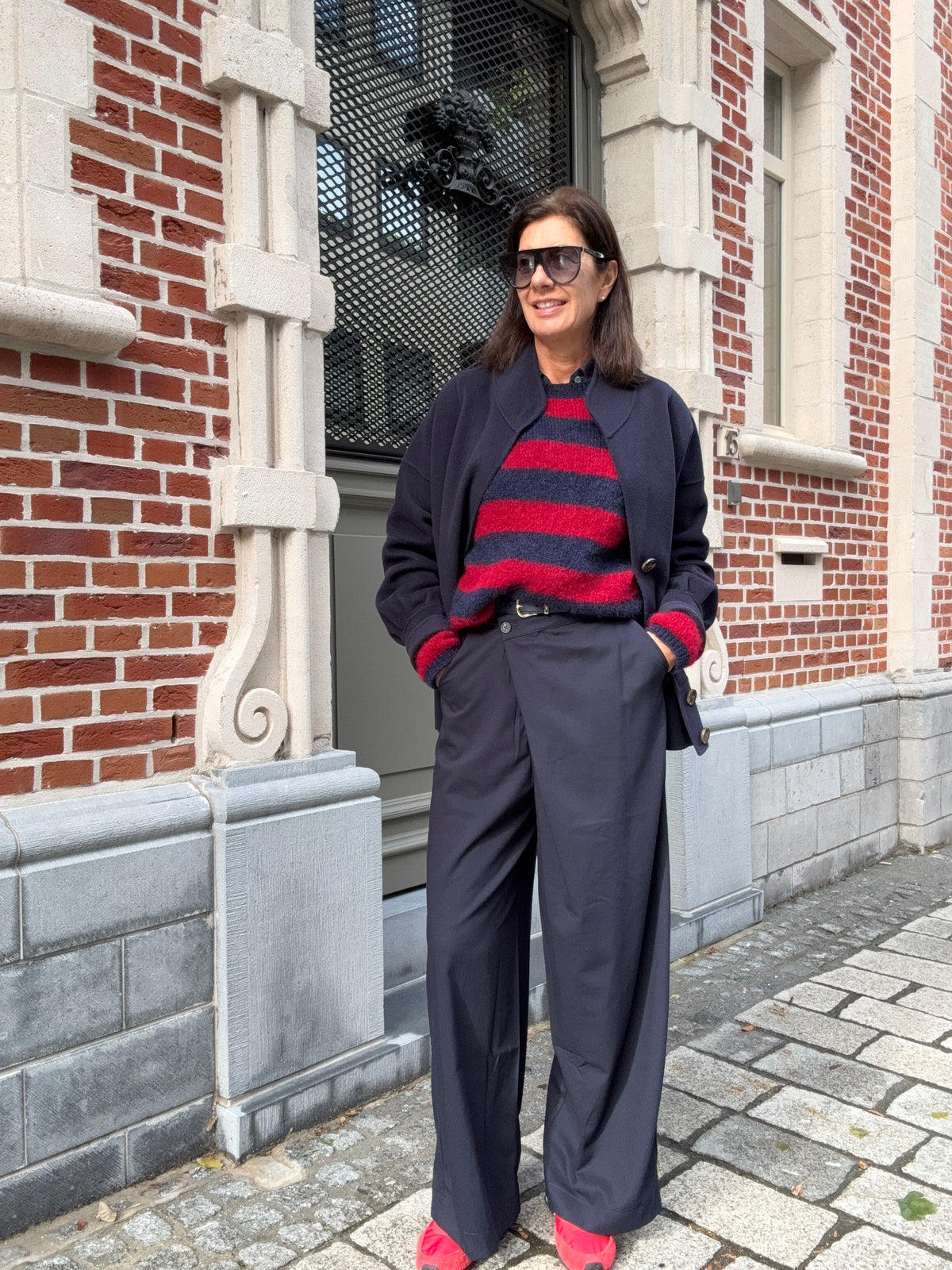 Jiji Broek Harrison Bleu Marine